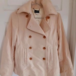 J. Crew 100% Wool Double-Breasted Peacoat